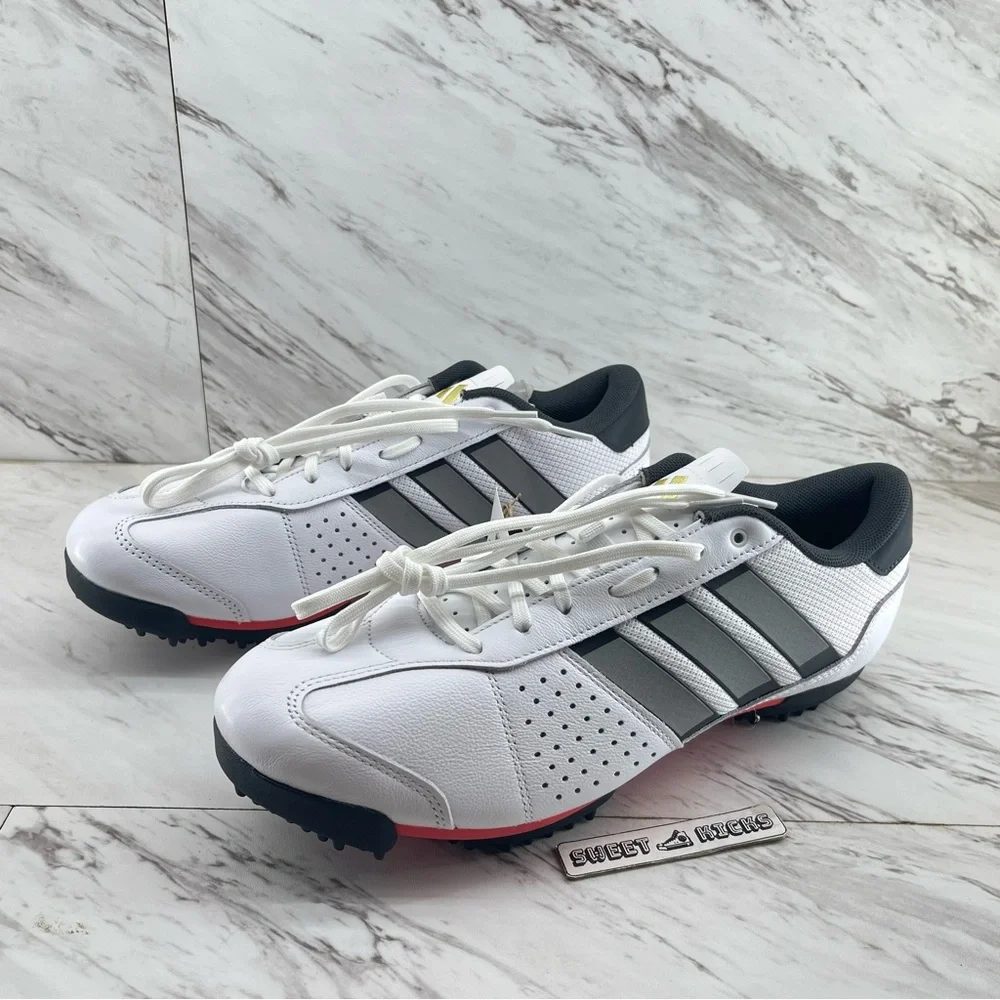 Adidas Heritage Tour Cycling Shoes White Silver Leather - Picture 8 of 11